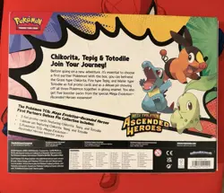 Pokemon Ascended Heroes Mega Emboar Ex and Deluxe Pin Collection. SEALED!! - Image 3