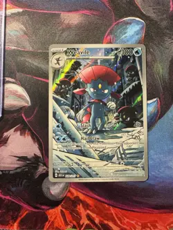 Pokemon Weavile Holo Rare 228/217 ASC Dark Stage 1 100 HP 2026 - NM - Image 3