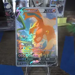 Pokemon Charizard V (Alternate Full Art) 154/172 Swsh09: Brilliant Stars Holo - Image 1