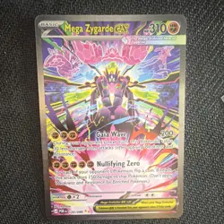 Pokemon TCG Mega Zygarde EX Full Art Holo Dragon 120/088 310HP 200/150 Attack - Image 3