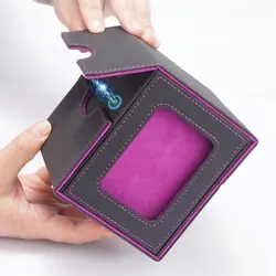 card Deck Box for MTG, Double Storage Box with 2 Commander Display & 1 Dice Tray - Image 2