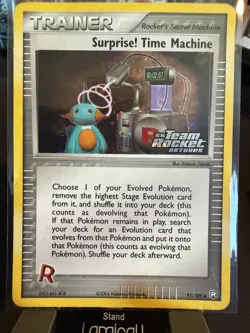 Surprise! Time Machine 91/109 Team Rocket Returns Reverse Holo Stamped Pokemon - Image 1