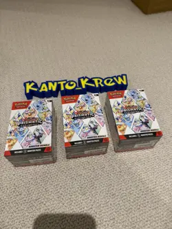 Pokemon TCG Scarlet & Violet Prismatic Evolutions Booster Bundle X 3 -Sealed - Image 1
