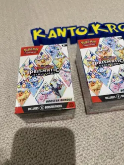 Pokemon TCG Scarlet & Violet Prismatic Evolutions Booster Bundle X 3 -Sealed - Image 5