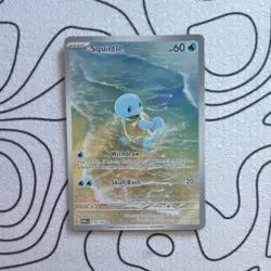 Pokemon Squirtle 170/165 Illustration Rare Holo Scarlet & Violet 151 2023 - Image 1