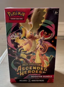 1 Pokemon Mega Evolution Ascended Heroes Booster Bundle From Fresh Case - Image 1