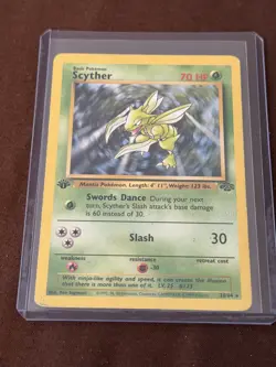 Pokemon Scyther First Edition Jungle Non-Holo 26/64 - Image 1