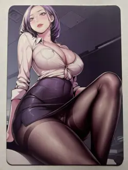 SEXY HEROINE WAIFU Name Unknown ACG PREMIUM HOLOFOIL CARD NM - Image 2