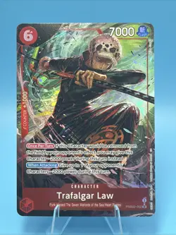 One Piece TCG ENGLISH Trafalgar Law PRB02-002 Alternate ALT ART The Best Vol. 2 - Image 1