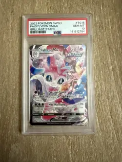 Pokemon 2022 Sylveon VMAX TG15 Trainer Gallery Brilliant Stars GEM MINT PSA 10 - Image 1