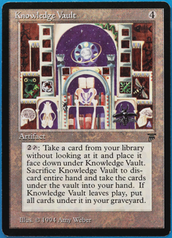 Knowledge Vault Legends NM (Rare Reserved List MTG Magic Card) (501631) ABUGames - Image 1