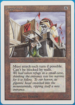 Juggernaut Unlimited NM Artifact Uncommon MAGIC MTG CARD (ID# 501630) ABUGames - Image 1