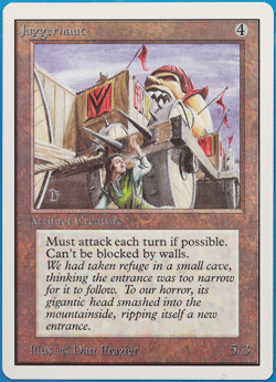 Juggernaut Unlimited NM Artifact Uncommon MAGIC MTG CARD (ID# 501629) ABUGames - Image 1