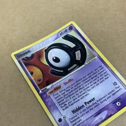 Unown U/28 Holo Rare Unseen Forces Pokemon Card LP - Image 2