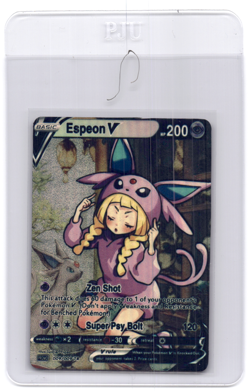 HandMade Per Order PokeTeamLegends Pokemon Card Hol PTL326 Lillie Espeon - Image 1