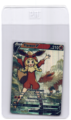 HandMade Per Order PokeTeamLegends Pokemon Card Hol PTL324 Lillie Flareon - Image 1