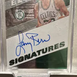 2022-23 Panini Donruss Elite Elite Signatures Larry Bird Auto Celtics ES-LRB - Image 2