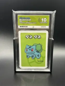 BULBASAUR Old Maid Pokemon Center Exclusive Japanese - ACE 10 GEM MINT - Image 1