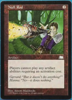 Null Rod Weatherlight PLD (Rare Reserved List MTG Magic Card) (516166) ABUGames - Image 1