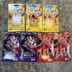 One Piece Trading Card, (3) Heroines Packs, (2) azure seas, (3) adventures LOT - Image 1