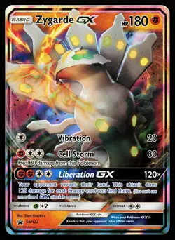 Zygarde GX SM122 Holo Sun & Moon Promo Pokemon Card - Image 1
