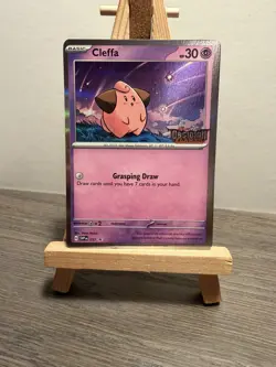 Pokemon Card Cleffa 037 Black Star Promo STAMPED - Image 1