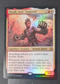MTG *FOIL* Phyrexia: All will be One Commander Mythic NEYALI SUNS' VANGUARD NM - Image 1