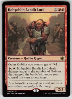 Hobgoblin Bandit Lord Normal R Adventures in the Forgotten Realms 147 NM - Image 1