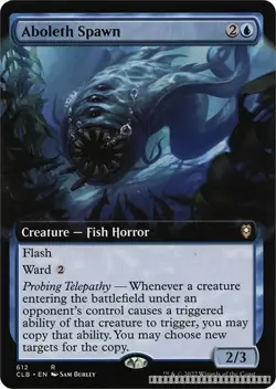 Aboleth Spawn (Extended Art) [CLB - 612] - NM TCG MTG - Image 1