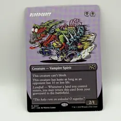 Bloodghast 0337 MTG Aetherdrift Borderless Full Art Rare DFT - Image 2