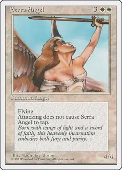 MP - Normal - Serra Angel - Fourth Edition - Image 1
