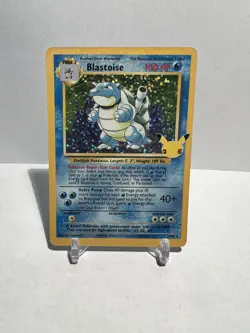 Blastoise 2/102 Celebrations Classic Col. Pokemon Card Holo Bleed Rare Near Mint - Image 1
