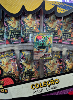 Pokemon TCG Ascended Heroes Mega Lucario collection Box Sealed - Portuguese - Image 2