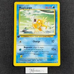 Carte Pokemon Magicarpe 35/102 Edition 1 Set de Base wizards Francais VF - SDB - Image 1
