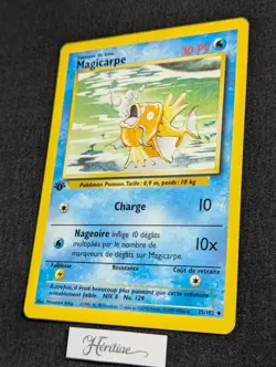 Carte Pokemon Magicarpe 35/102 Edition 1 Set de Base wizards Francais VF - SDB - Image 2
