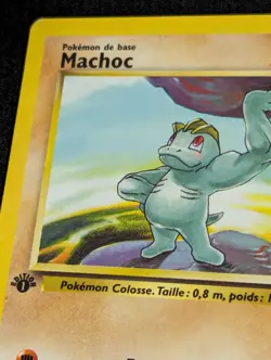 Carte Pokemon Machoc 52/102 Edition 1 Set de Base wizards Francais VF - SDB - Image 3