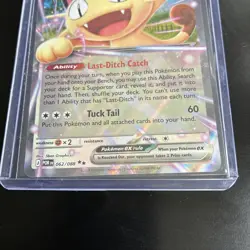 Pokemon TCG - Perfect Order - Meowth Ex 062/088 NM - Image 3