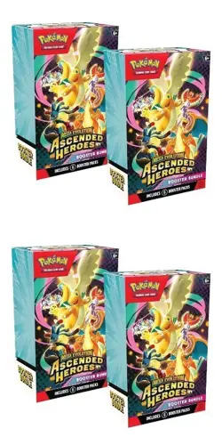 Ascended Heroes Booster Bundle Lot of 4 Sealed Pokemon Center - Image 1