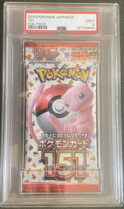 2023 Pokemon 151 Scarlet & Violet Japanese Sealed Pack PSA 9 - Image 1