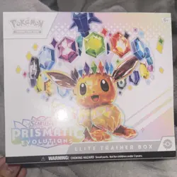 Pokemon Prismatic Evolutions Elite Trainer Box Eevee English 2024 - Image 1