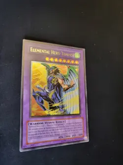 Yugioh Elemental Hero Tempest EEN-EN034 Ultimate Rare - Image 4
