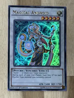 Yugioh Yu-Gi-Oh TCG Magical Android LC5D-EN232 1st Edition Ultra Rare Foil NM - Image 1