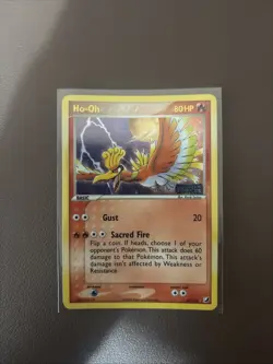 Pokemon TCG Ho-Oh EX Unseen Forces 27/115 Reverse Holo Rare - Image 1