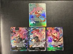 Bandai One Piece Card Game Perona EB03-045 OP10-092 OP12-034 Holo Lot of 3 - Image 1