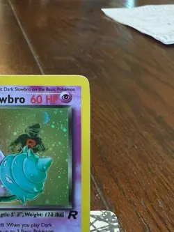 Pokemon TCG Dark Slowbro 29/82 Non-Holo Card Vintage, Near Mint Condition - Image 2