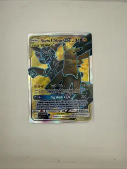 Pokemon TCG Card - Pikachu & Zekrom GX Tag Team 162/181 Full Art Holo Rare - Image 1