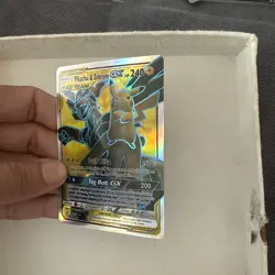 Pokemon TCG Card - Pikachu & Zekrom GX Tag Team 162/181 Full Art Holo Rare - Image 2