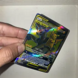 Pokemon TCG Card - Pikachu & Zekrom GX Tag Team 162/181 Full Art Holo Rare - Image 5