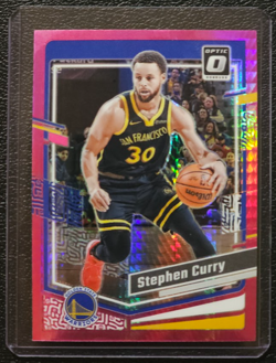 Stephen Curry 2023-24 Panini Donruss Optic #198 Hyper Pink Golden State Warriors - Image 1