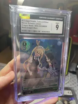 Weiss Schwartz FOIL W96-030MDR Dog and Monkey Naka Tall & Elma Japan, TCG CGC 9 - Image 1